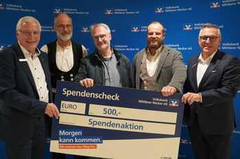 Scheckübergabe VoBa